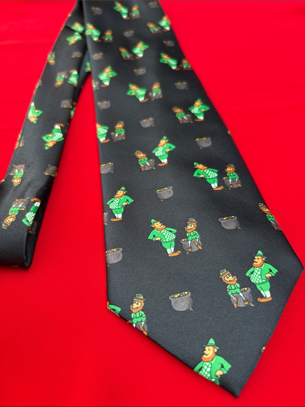 Romario Manzini Irish Leprechaun tie!